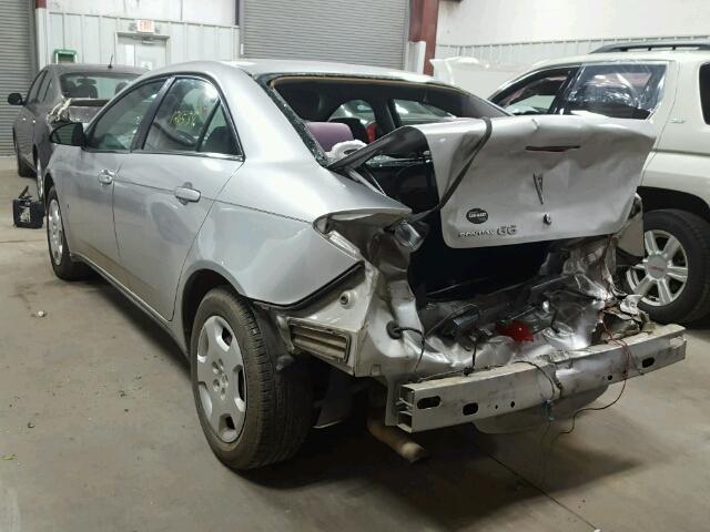 1G2ZF57B584143299 - 2008 PONTIAC G6/VALUE L SILVER photo 3