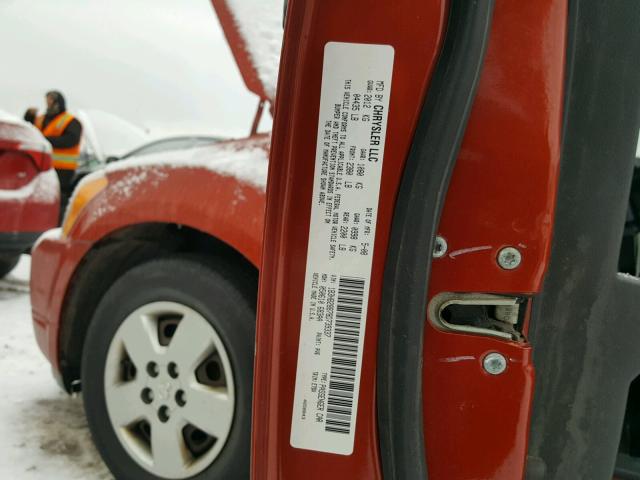 1B3HB28B78D739337 - 2008 DODGE CALIBER ORANGE photo 10