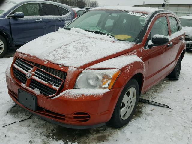 1B3HB28B78D739337 - 2008 DODGE CALIBER ORANGE photo 2