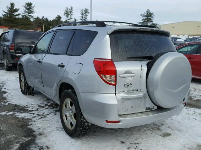 JTMZD33V485105160 - 2008 TOYOTA RAV4 SILVER photo 3