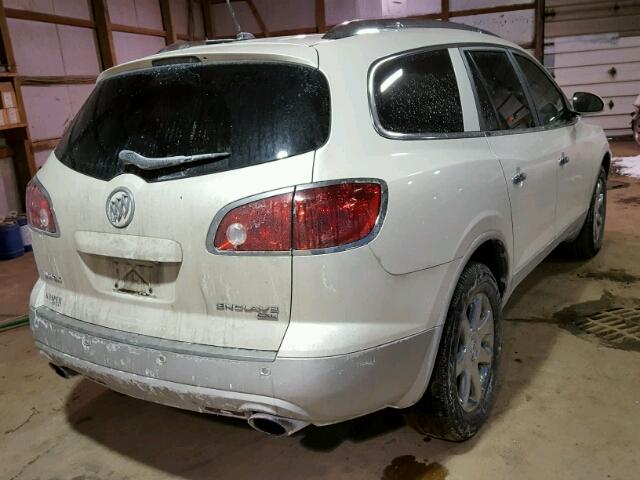 5GAEV23D49J220381 - 2009 BUICK ENCLAVE CX WHITE photo 4