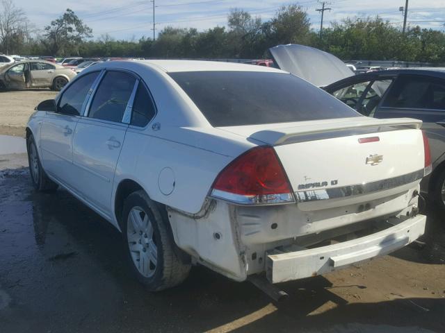 2G1WC581969229523 - 2006 CHEVROLET IMPALA LT WHITE photo 3