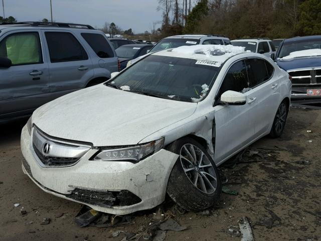 19UUB3F50FA003064 - 2015 ACURA TLX TECH أبيض صورة 2