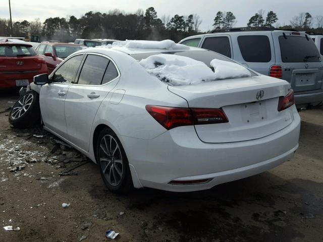 19UUB3F50FA003064 - 2015 ACURA TLX TECH أبيض صورة 3