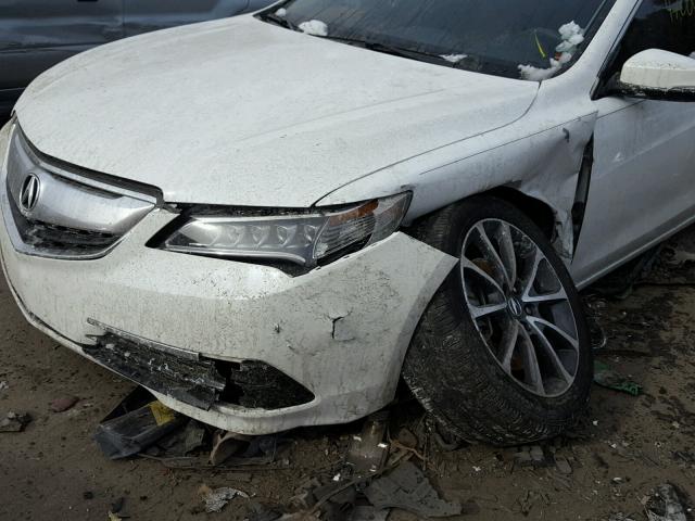 19UUB3F50FA003064 - 2015 ACURA TLX TECH أبيض صورة 9