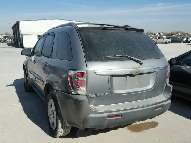 2CNDL63F756156705 - 2005 CHEVROLET EQUINOX LT CHARCOAL photo 3