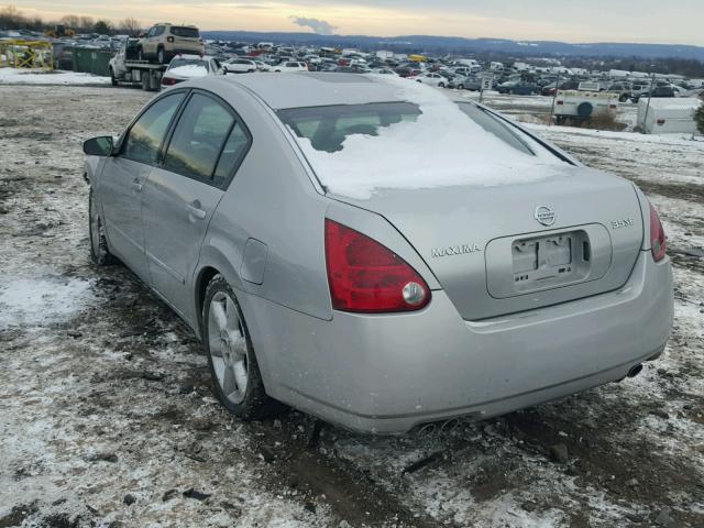 1N4BA41E86C809203 - 2006 NISSAN MAXIMA SE SILVER photo 3