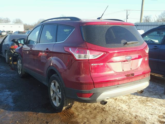 1FMCU9GXXFUC72206 - 2015 FORD ESCAPE SE RED photo 3