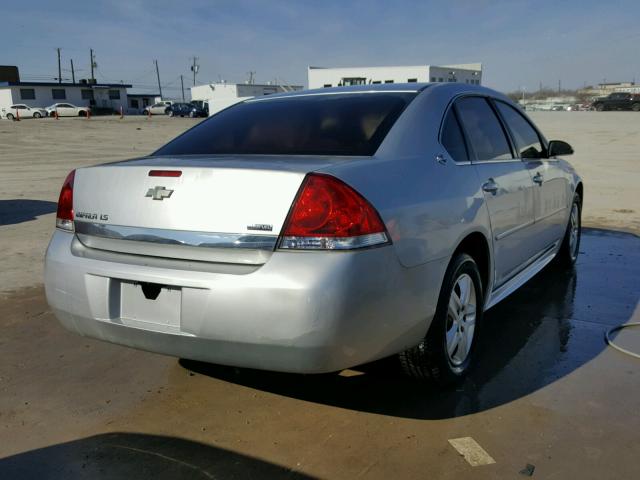 2G1WB57K791144311 - 2009 CHEVROLET IMPALA LS SILVER photo 4