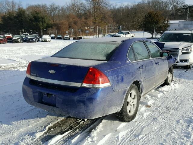 2G1WT55K769128865 - 2006 CHEVROLET IMPALA LT PURPLE photo 4