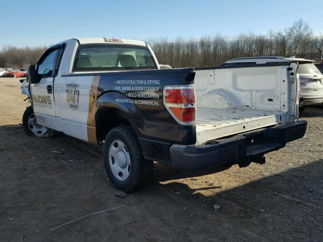 1FTRF12W29KB57446 - 2009 FORD F150 WHITE photo 3