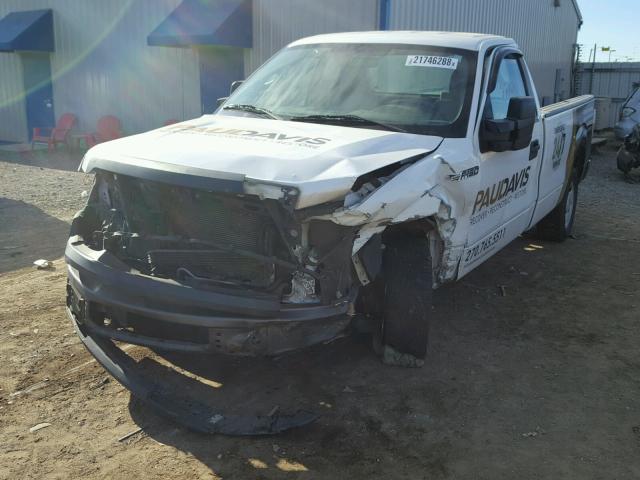 1FTRF12W29KB57446 - 2009 FORD F150 WHITE photo 9