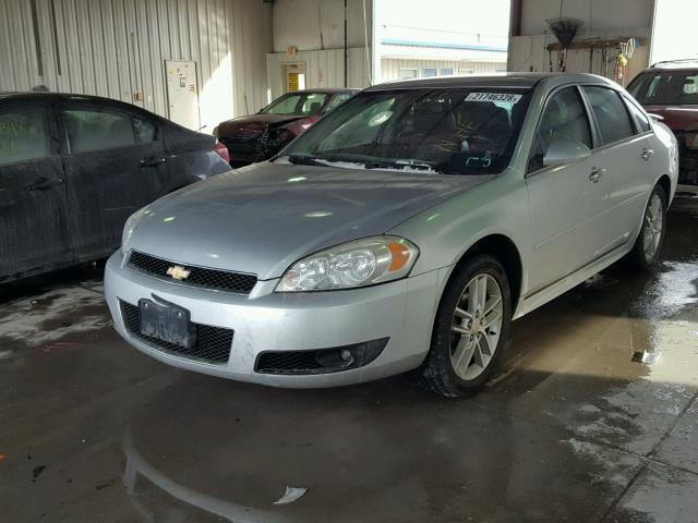 2G1WC5E33C1167102 - 2012 CHEVROLET IMPALA LTZ SILVER photo 2