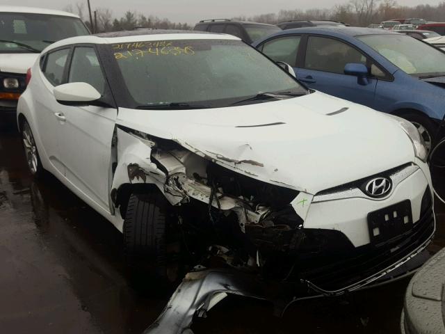 KMHTC6AD4CU077410 - 2012 HYUNDAI VELOSTER B WHITE photo 1