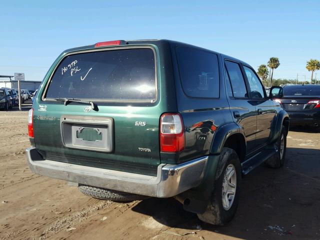 JT3GN86RX10192358 - 2001 TOYOTA 4RUNNER SR GREEN photo 4