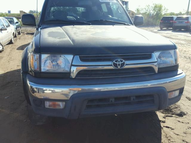 JT3GN86RX10192358 - 2001 TOYOTA 4RUNNER SR GREEN photo 9