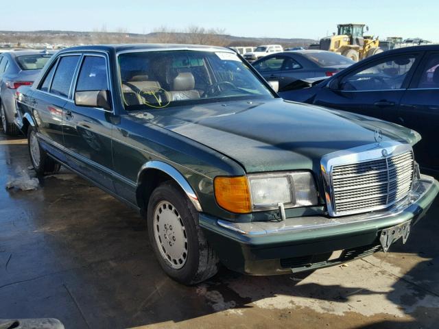 WDBCA35D1HA298702 - 1987 MERCEDES-BENZ 420 SEL GREEN photo 1