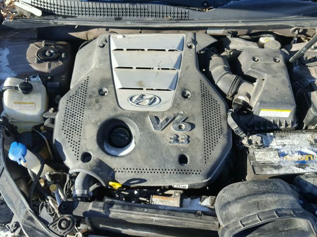 5NPEU46F57H266639 - 2007 HYUNDAI SONATA SE GRAY photo 7