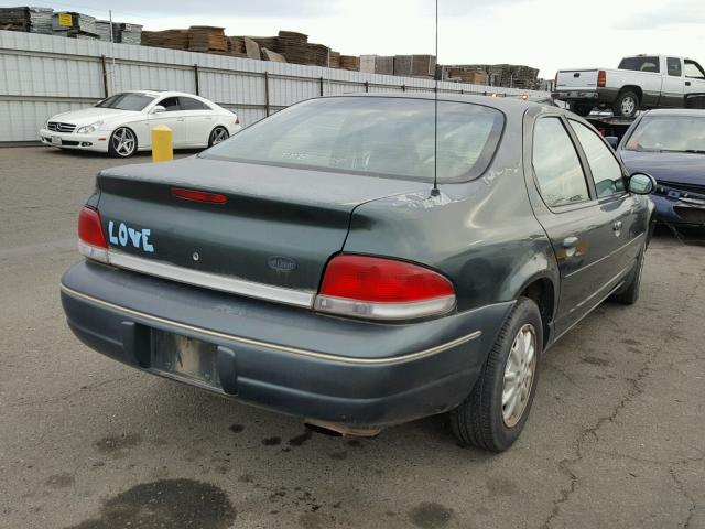 1C3EJ56H7YN134777 - 2000 CHRYSLER CIRRUS LXI GREEN photo 4