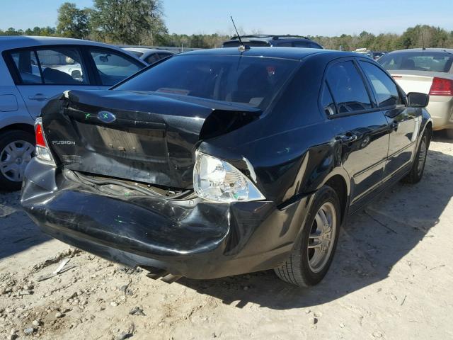 3FAHP06Z39R174622 - 2009 FORD FUSION S BLACK photo 4