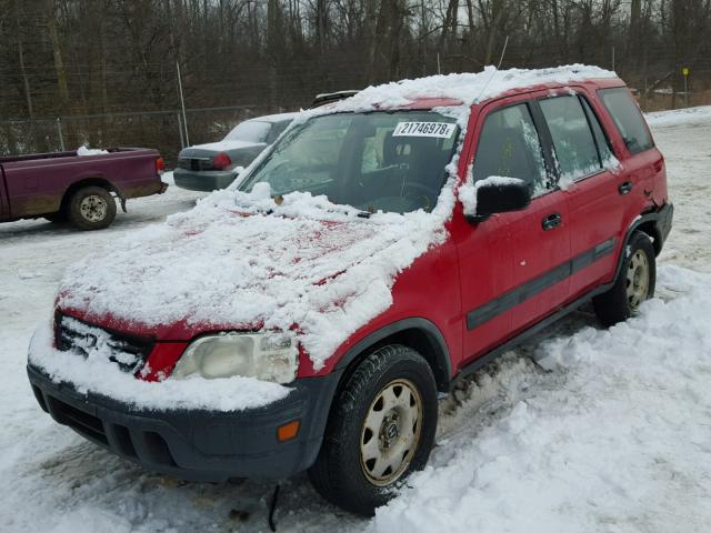 JHLRD1843XC076414 - 1999 HONDA CR-V LX RED photo 2