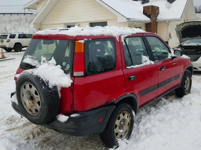 JHLRD1843XC076414 - 1999 HONDA CR-V LX RED photo 4