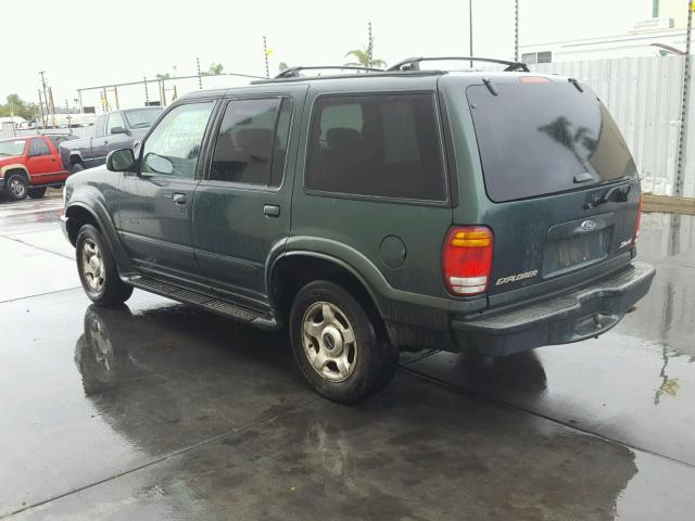 1FMZU32E5XZA68494 - 1999 FORD EXPLORER GREEN photo 3