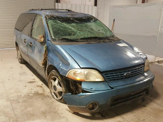 2FMZA51432BA91054 - 2002 FORD WINDSTAR L BLUE photo 1