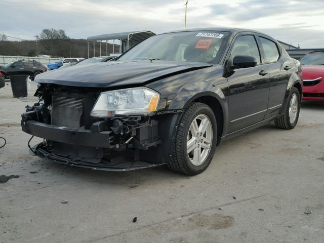 1C3CDZCB5CN156310 - 2012 DODGE AVENGER SX BLACK photo 2