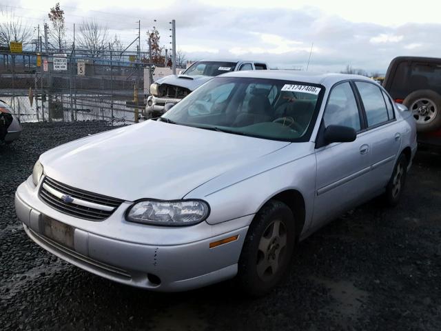 1G1ND52J42M654596 - 2002 CHEVROLET MALIBU SILVER photo 2