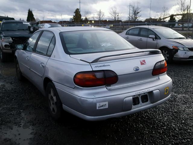 1G1ND52J42M654596 - 2002 CHEVROLET MALIBU SILVER photo 3