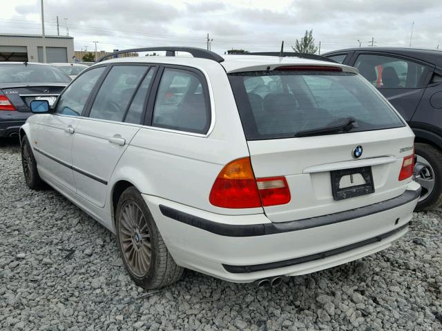 WBAAW33411EN80539 - 2001 BMW 325 IT WHITE photo 3