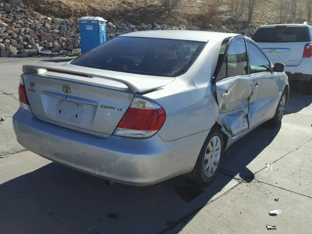 4T1BE32K86U708679 - 2006 TOYOTA CAMRY LE SILVER photo 4