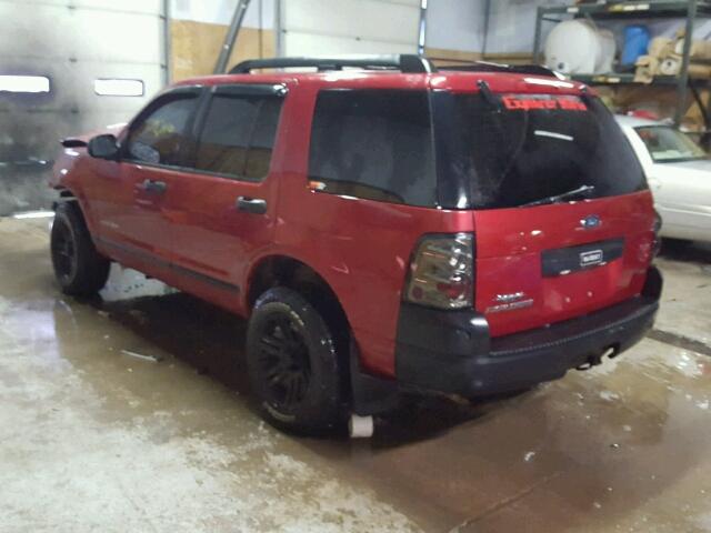 1FMZU72K15ZA78305 - 2005 FORD EXPLORER X RED photo 3