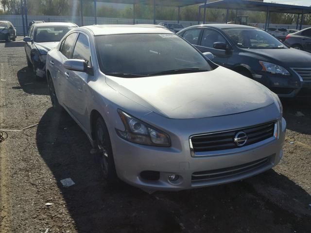 1N4AA5AP2EC915504 - 2014 NISSAN MAXIMA S SILVER photo 1