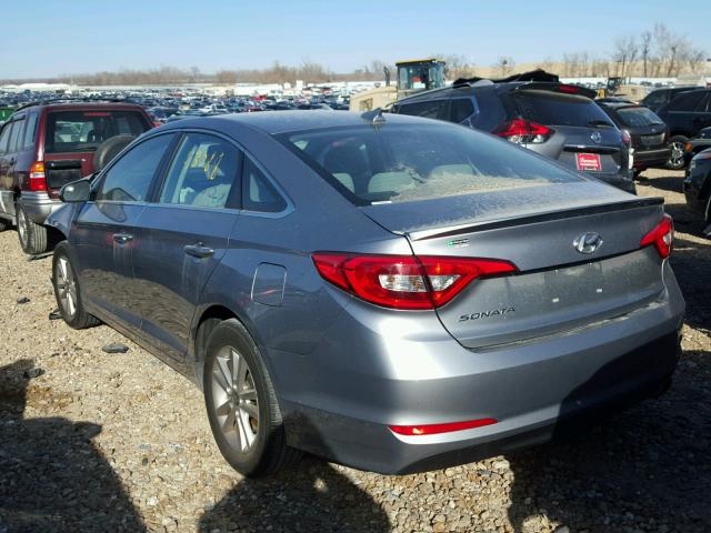 5NPE24AF8GH346661 - 2016 HYUNDAI SONATA SE SILVER photo 3