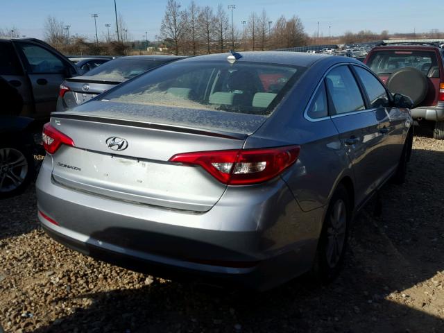 5NPE24AF8GH346661 - 2016 HYUNDAI SONATA SE SILVER photo 4