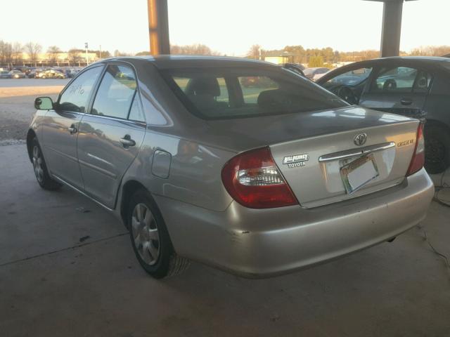 4T1BE32K12U603993 - 2002 TOYOTA CAMRY LE GRAY photo 3