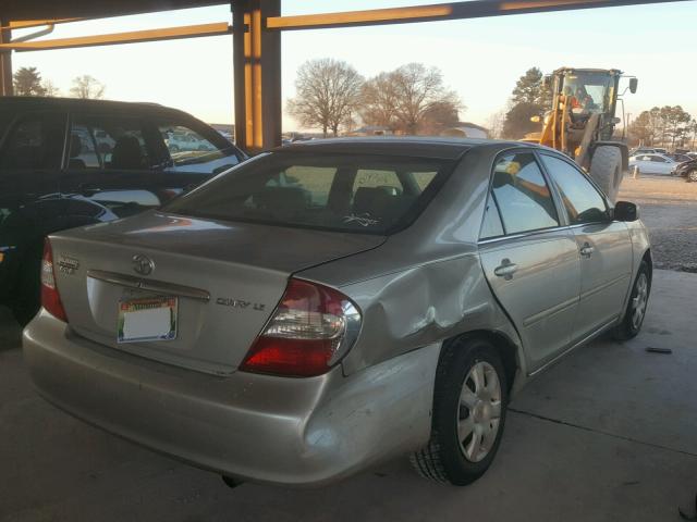 4T1BE32K12U603993 - 2002 TOYOTA CAMRY LE GRAY photo 4