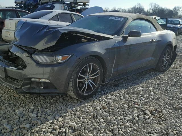 1FATP8UH3G5222252 - 2016 FORD MUSTANG GRAY photo 2