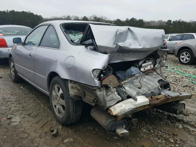 19UYA42482A001516 - 2002 ACURA 3.2CL GRAY photo 3