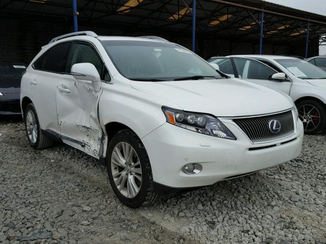 JTJBC1BA7A2023516 - 2010 LEXUS RX 450 WHITE photo 1