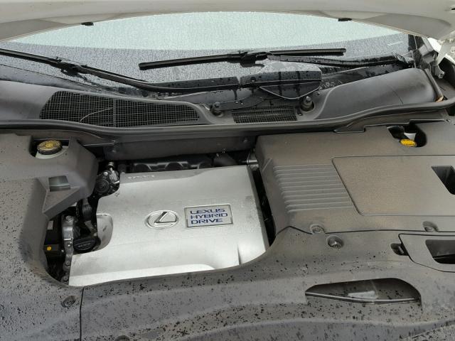 JTJBC1BA7A2023516 - 2010 LEXUS RX 450 WHITE photo 7