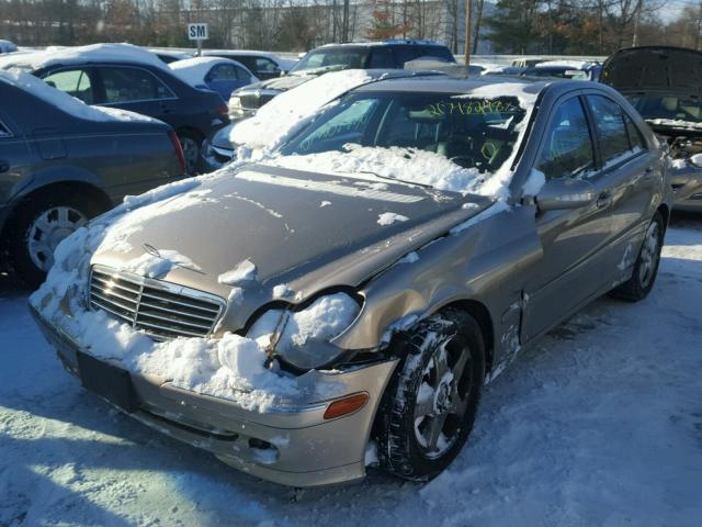 WDBRF64J21F101081 - 2001 MERCEDES-BENZ C 320 TAN photo 2