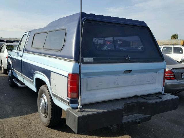 1FTHF25L1GPB77450 - 1986 FORD F250 TWO TONE photo 3