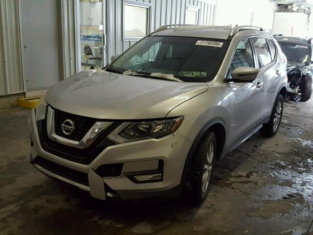 KNMAT2MV3HP505787 - 2017 NISSAN ROGUE S GRAY photo 2