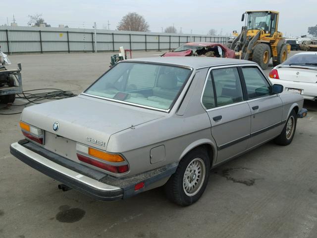 WBADC8408H1723051 - 1987 BMW 535 I AUTO GOLD photo 4