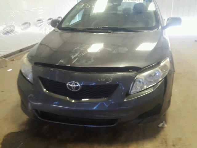 2T1BU4EEXAC508993 - 2010 TOYOTA COROLLA BA CHARCOAL photo 9