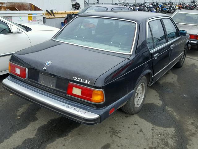 WBAFF8406E9281920 - 1984 BMW 733 I AUTO BLACK photo 4