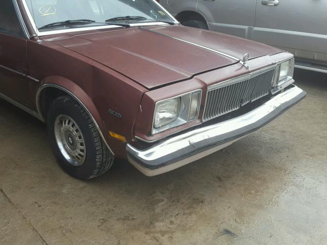 1G4AC69R8CT137864 - 1982 BUICK SKYLARK X- BROWN photo 9